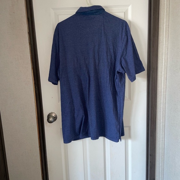 Johnston & Murphy Blue Polo Shirt Classic Design - Picture 2 of 3